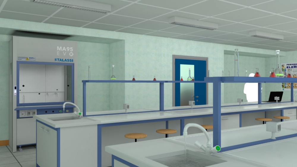 Laboratorio di chimica - Vista 1